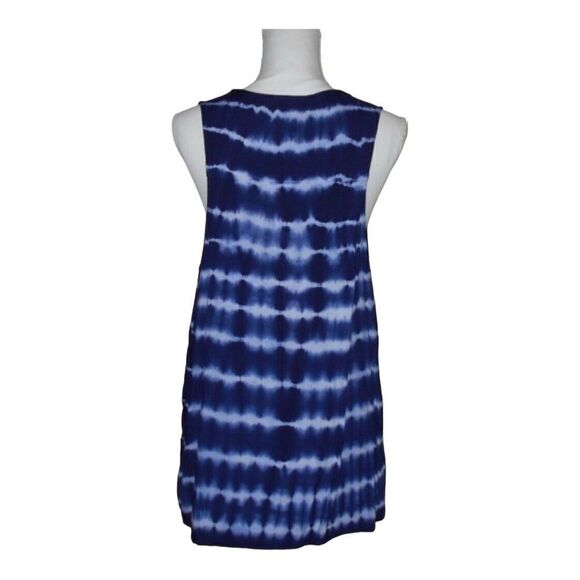 New Directions Weekend Rayon Women 1X Red, White, Blue Tie Dye Sleeveless - Picture 13 of 16